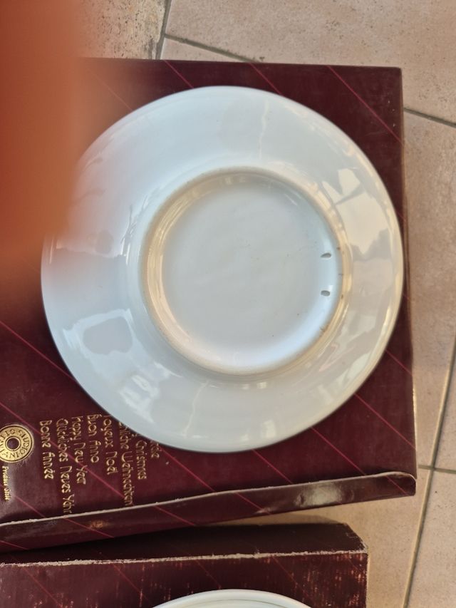 Piatti Ottaviani Natale anni '80 - 2 pezzi