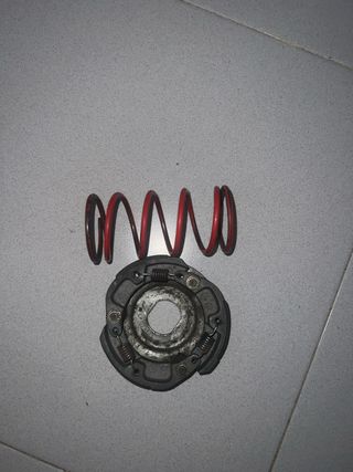 Embrague minarelli + muelle rojo