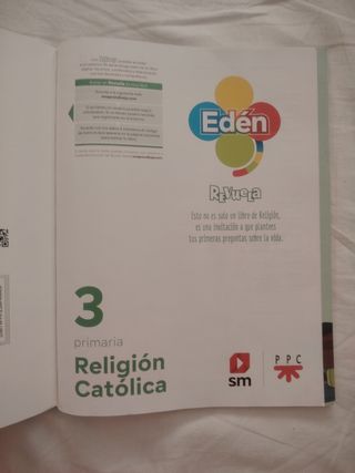 Religión católica, 3 Primaria, Edén, Revuela