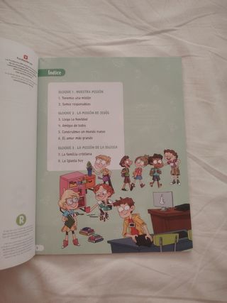 Religión católica, 3 Primaria, Edén, Revuela