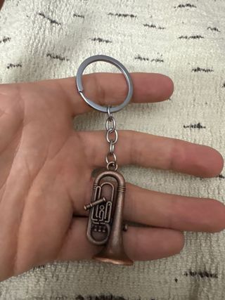 Llavero Tuba Bronce