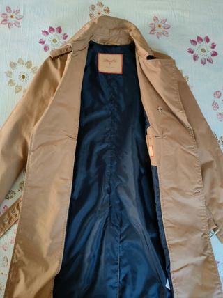 Gabardina beige Zara hombre - Nueva