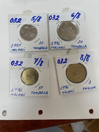 Monedas Malawi 1984-1996