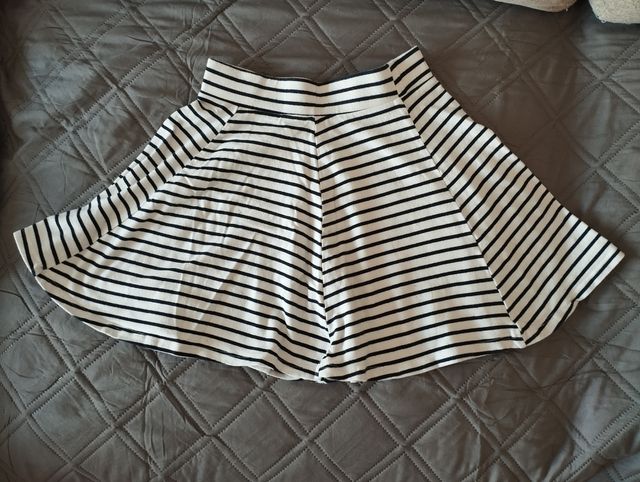 Minifalda rayas Bershka niña