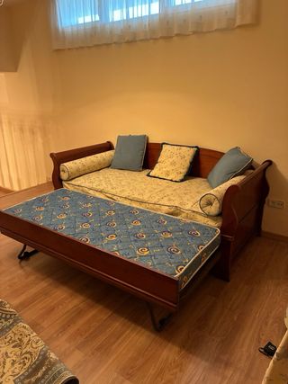 Cama nido estilo barco madera maciza