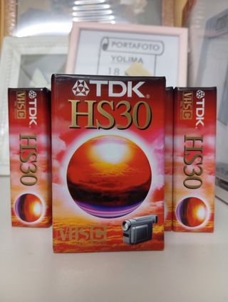 6 Cintas VHS TDK HS30 - PAL SECAM
