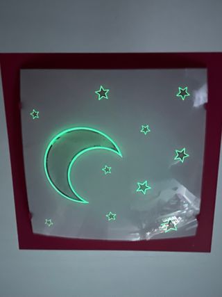 Lámpara infantil Luna y estrellas