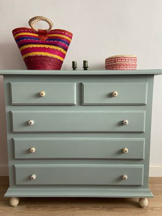 Cassettiera a 5 cassetti - restaurata
