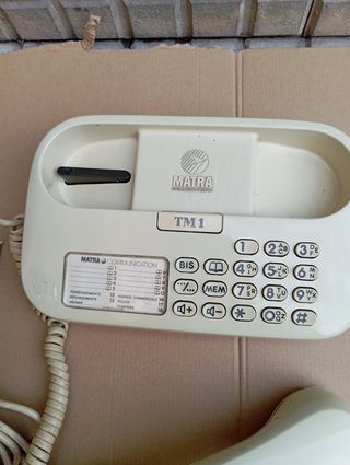 Teléfono vintage Matra TM1 año 1983