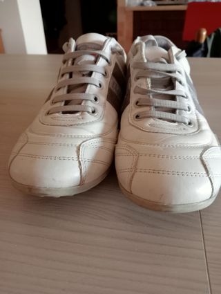 Scarpe No Possibile uomo bianche e grigie