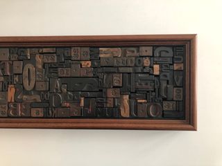 Cuadro tipografía vintage