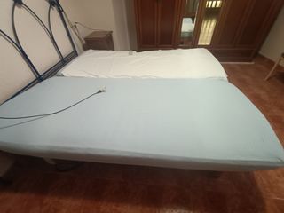 2 camas articuladas eléctricas colchón incluído