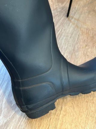 Botas Hunter azul marino mujer, muy cuidadas.