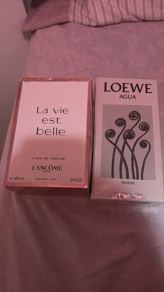 Lancôme La Vie Est Belle & Loewe Agua 65€ cada uno