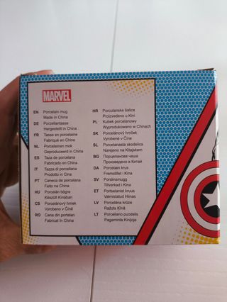Taza Marvel Capitán América