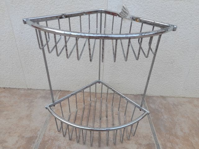 Estantería baño esquina - metal