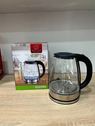 Hervidor agua vidrio Royal Swiss TY-GL1518V