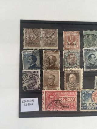 Francobolli colonie italiane Libia 