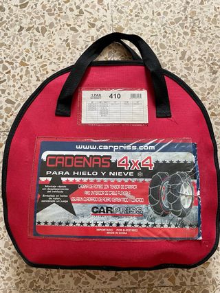 Cadenas nieve autocaravana y 4x4 Carpriss 410