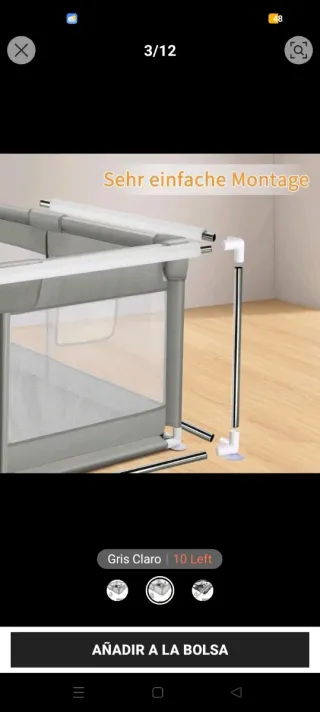 Parque infantil plegable