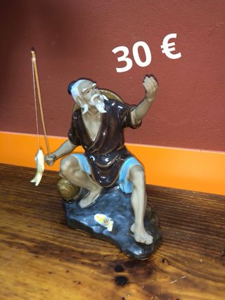 Lámpara alabastro tallada