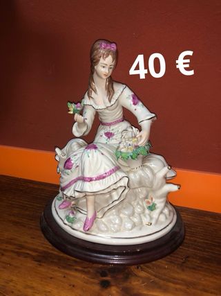 Lámpara alabastro tallada