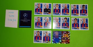 9 Cromos FCB 2016-17 Champions league UEFA