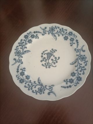 Platos Porcelana Azul y Blanco