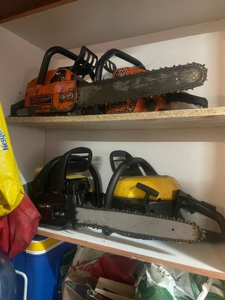 lote especial 6 motosierras óleo Mac Mac Culloch