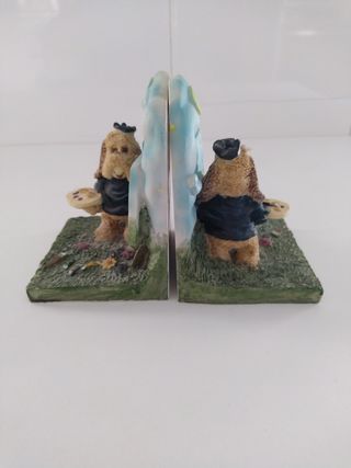 Sujeta libros osos pintores