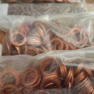 Arandelas cobre - 1500+uds