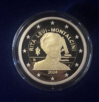 Moneda 2€ Italia 2024 Rita Levi-Montalcini
