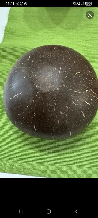 2 ciotole Coco - Legno marrone