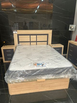 CANAPE ABATIBLE + COLCHON VISCOELASTICO 135/150