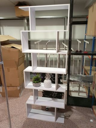 Estanteria decorativa blanca