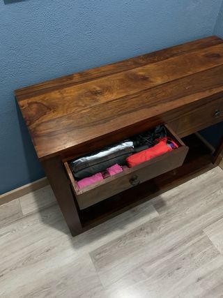 Mueble recibidor madera Palorrosa de India macizo