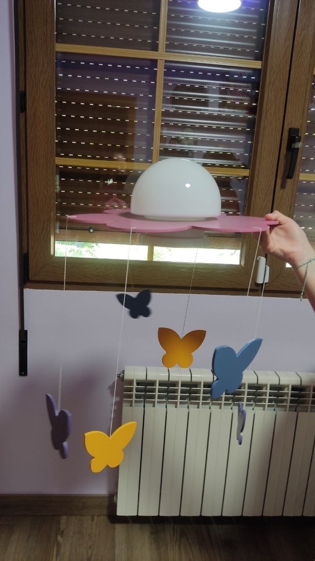 Lámpara infantil mariposas