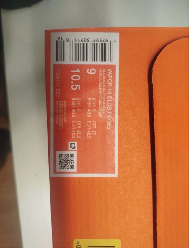 Zapatillas Nike Vapor Fútbol 42,5