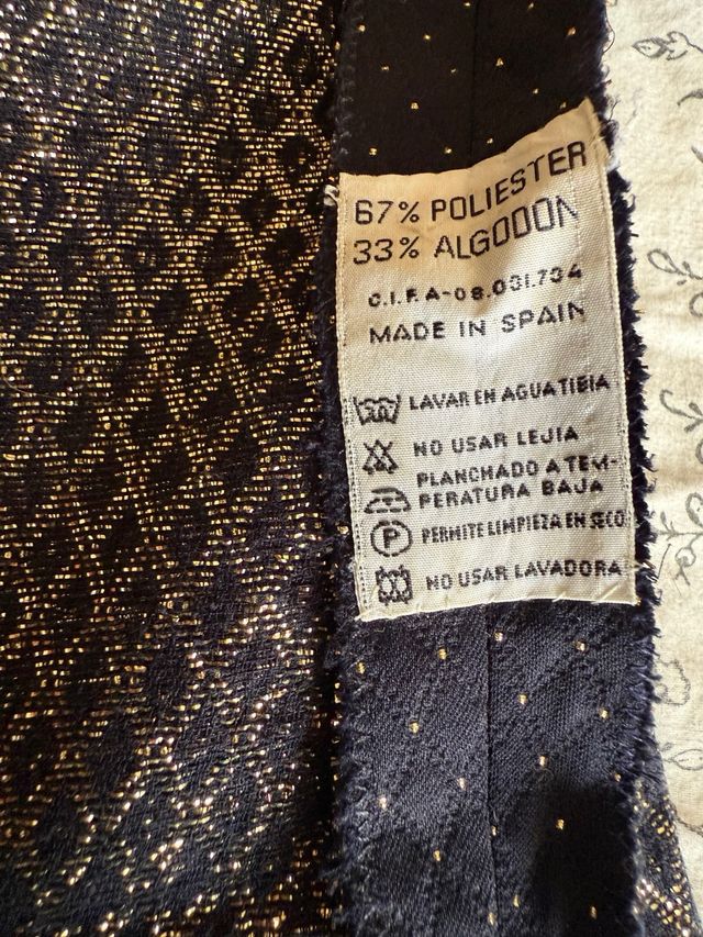 Vestido Santa Eulalia negro - T44