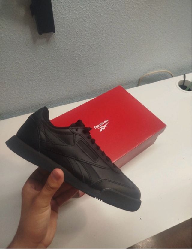 Zapatillas Reebok Classic Mujer Negras Talla 38.5