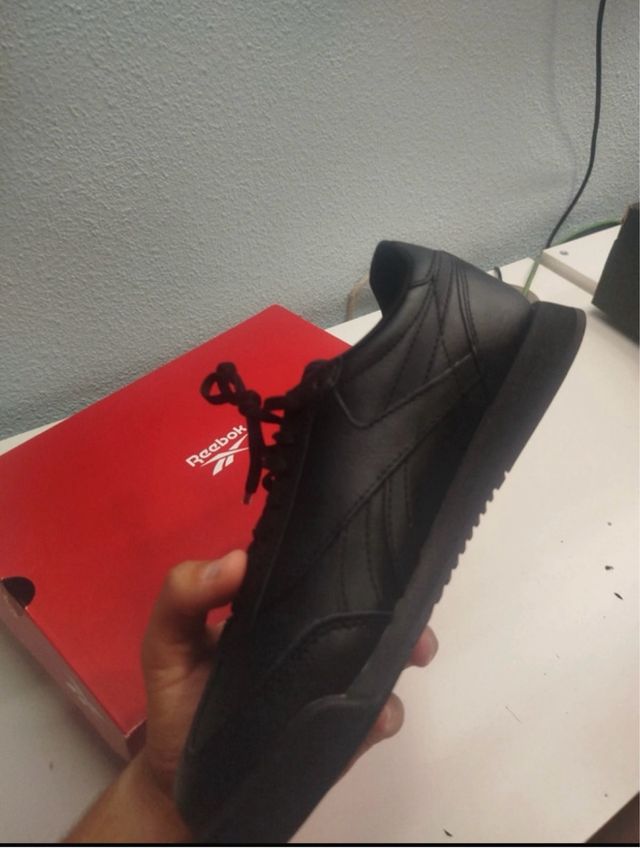 Zapatillas Reebok Classic Mujer Negras Talla 38.5