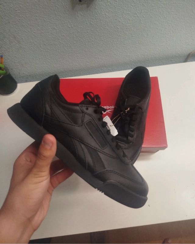 Zapatillas Reebok Classic Mujer Negras Talla 38.5