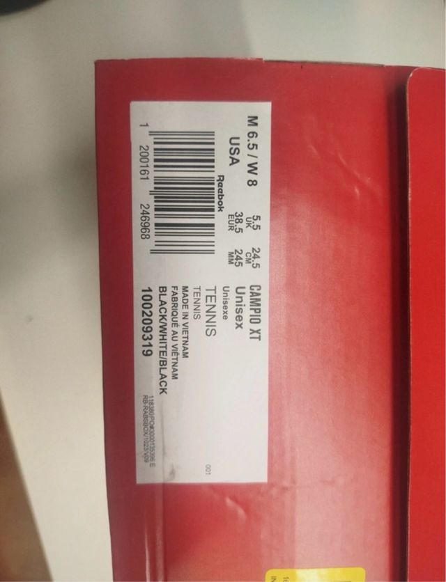 Zapatillas Reebok Classic Mujer Negras Talla 38.5