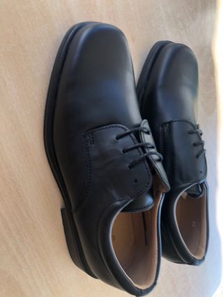 Zapatos negros hombre - Piel