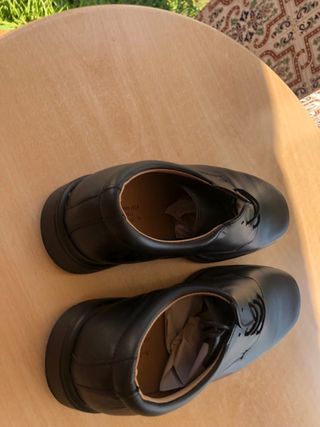 Zapatos negros hombre - Piel