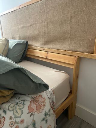 Cabecero cama rústico - hecho a mano