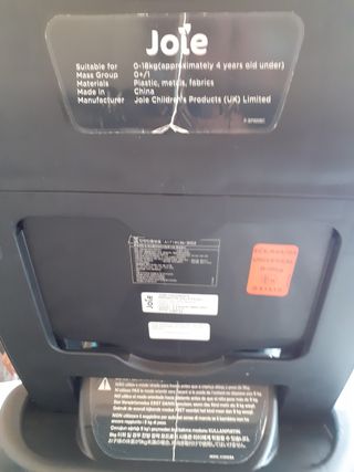 Silla coche contramarcha Joie 0-18kg