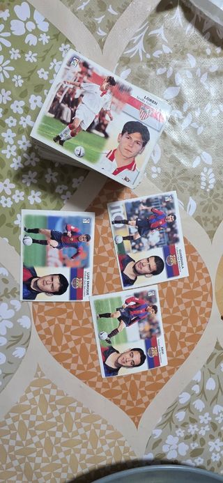 Cromos fútbol temporada 99-00