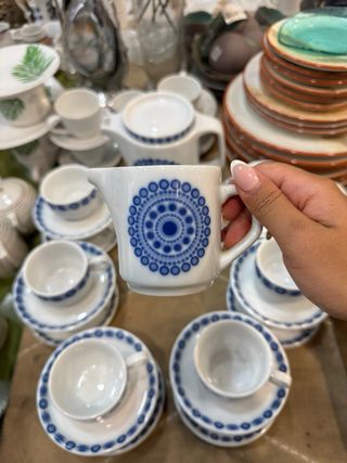 juego de té Santa Clara 27 piezas