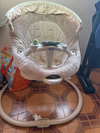 Hamaca Graco bebé beige eléctrico